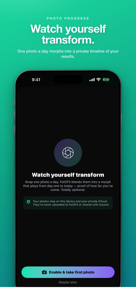 Fat2Fit App Store screenshot 4